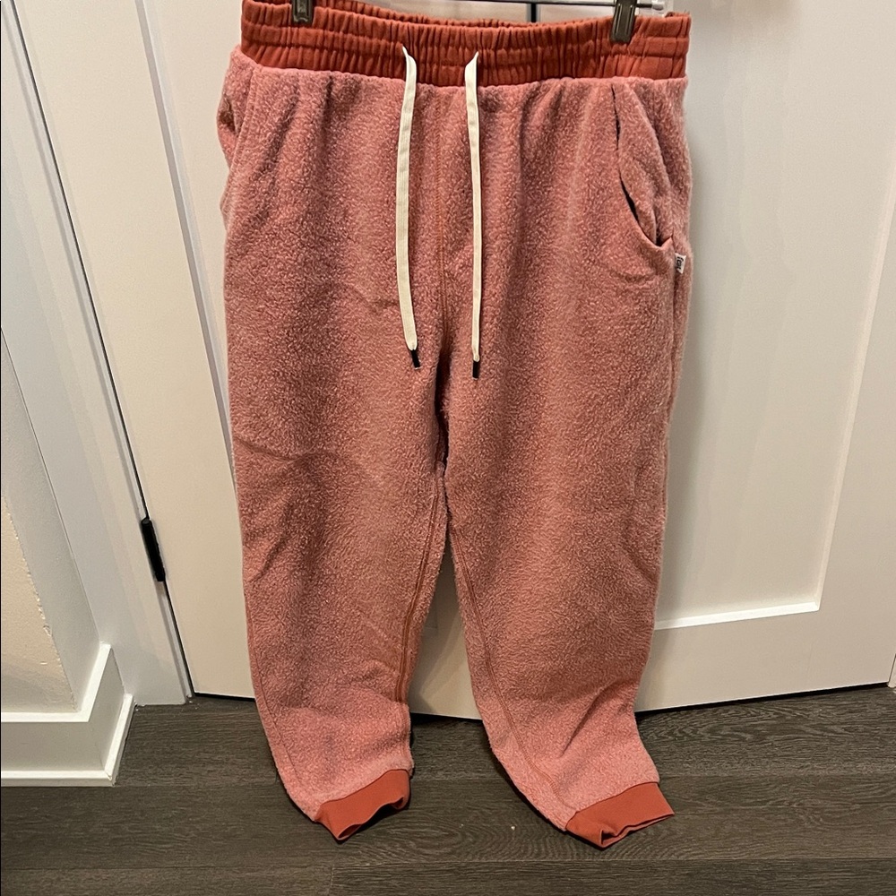 feat Cozy Fleece Lounge Pants - Dusty Rose